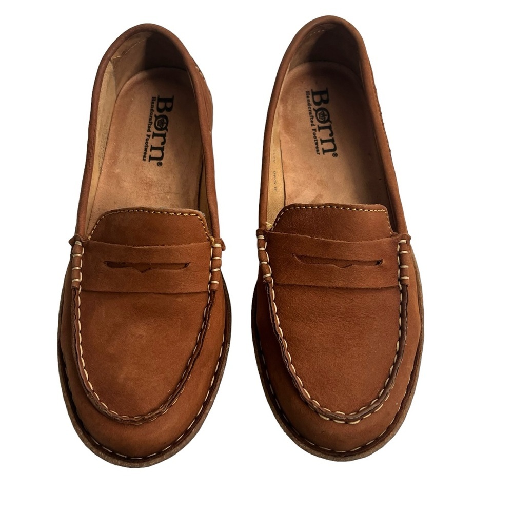 Born Nerina Suede Penny Loafer Women's Size 8.5